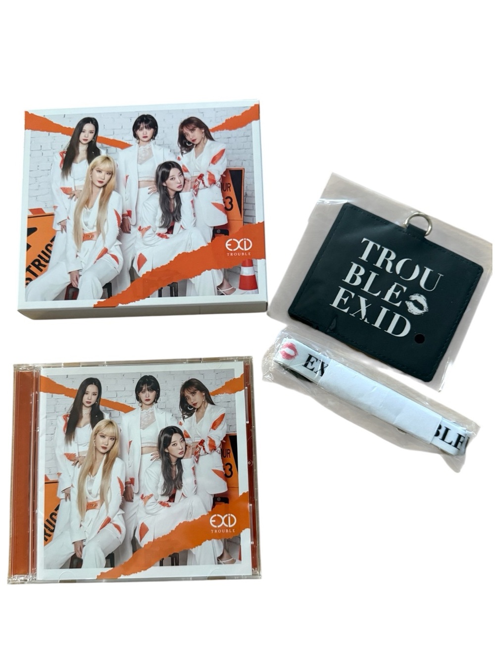 EXID Trouble CD & DVD Set with Lanyard K-Pop